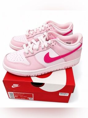 Nike Dunk Low GS Pink Foam Medium Soft Pink DH9765-600 6.5Y Women’s 8 NIB